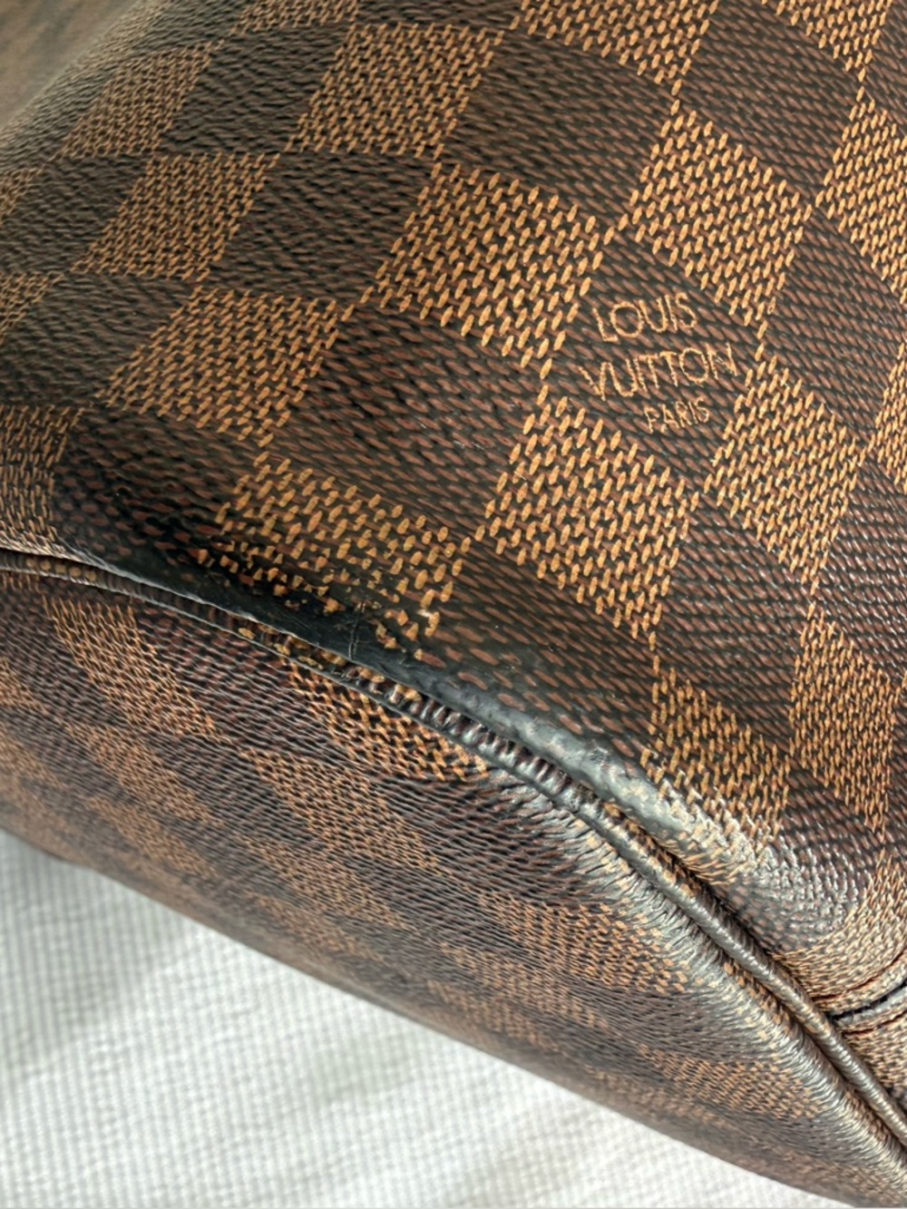 Louis Vuitton Brown Damier Ebene Neverfull Tote MM - Picture 7 of 16